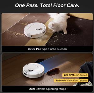 eBookReader Roborock S35A robotstøvsuger kattehår